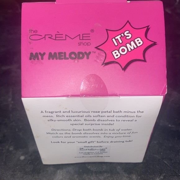 Limited Edition The Crème Shop x Sanrio"It’s Bomb" Bath Bomb (My Melody) - Picture 4 of 4